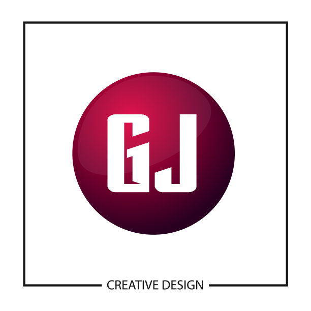 GJ字母Logo模板设计图片下载