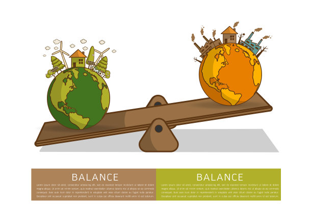 世界地球仪的规模平衡概念图片下载