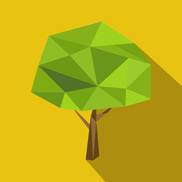 设置多边形的平树不同的冠和图片下载