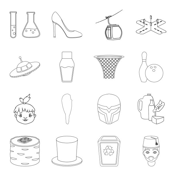 体育运输国家和其他网络图标图片下载