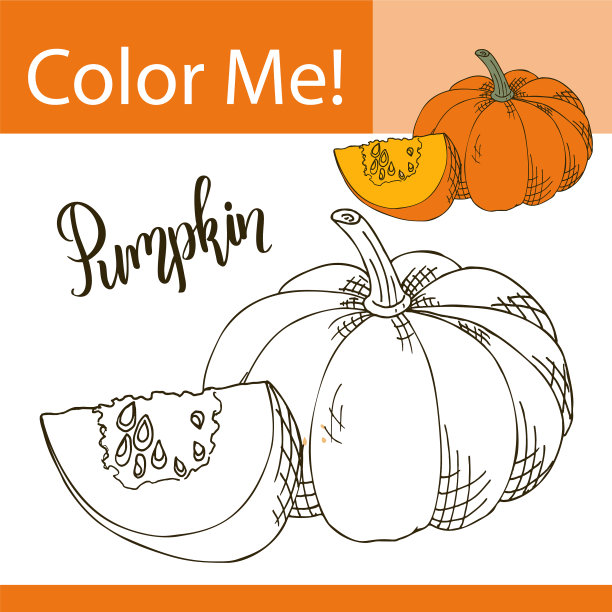 涂色书或一页蔬菜图片下载