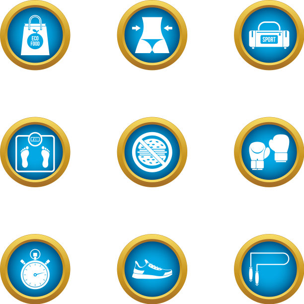 Gambol图标设置平面风格图片下载