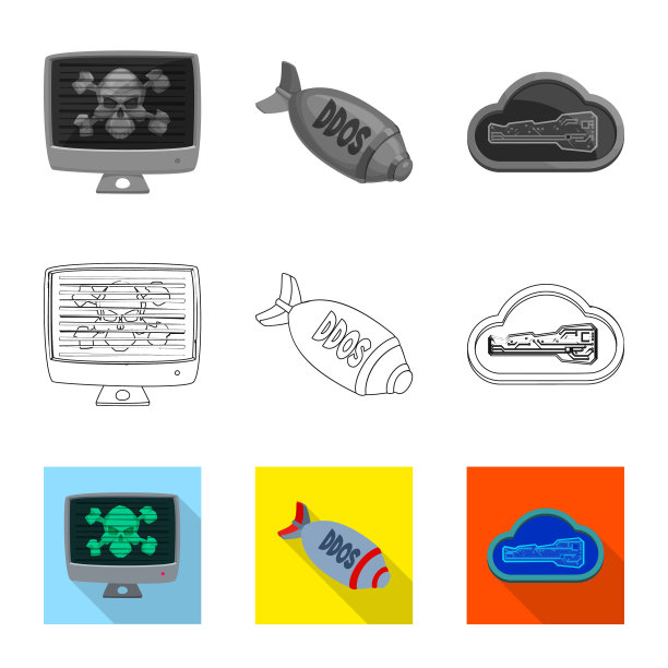 隔离的病毒对象和安全的符号集图片下载