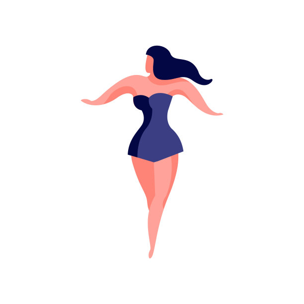 在海滩上晒太阳的女孩年轻漂亮图片下载