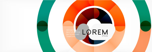 线条设计圈抽象背景图片下载