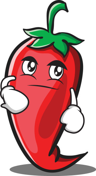 傻笑的红辣椒卡通人物图片下载