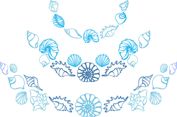 集贝壳设计图片下载