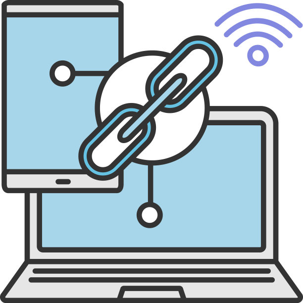 链接共享彩色图标图片下载