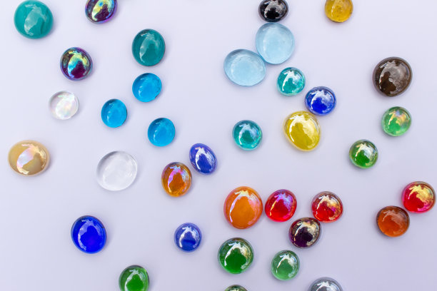 多色玻璃珠龙泪纹抽象设计纹理背景图片下载