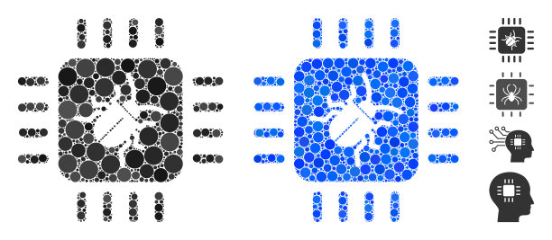 硬件错误组成图标球项目图片下载
