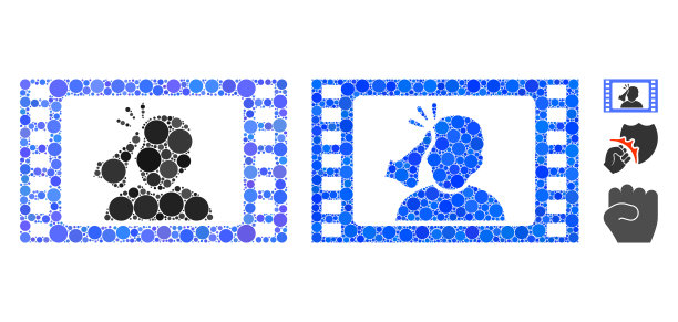 战斗电影合成图标圆圈图片下载