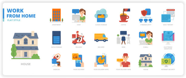居家办公图片下载