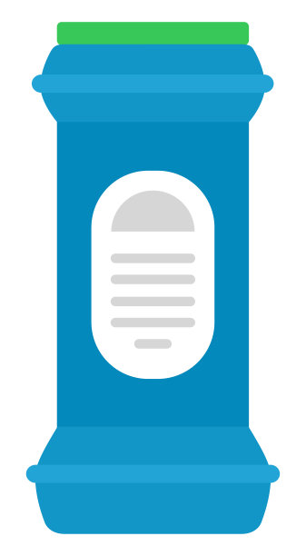 洗涤粉矢量图标平坦孤立图片下载