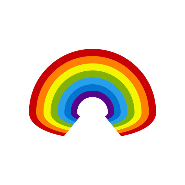 五彩缤纷的彩虹五彩缤纷的彩虹云图片下载