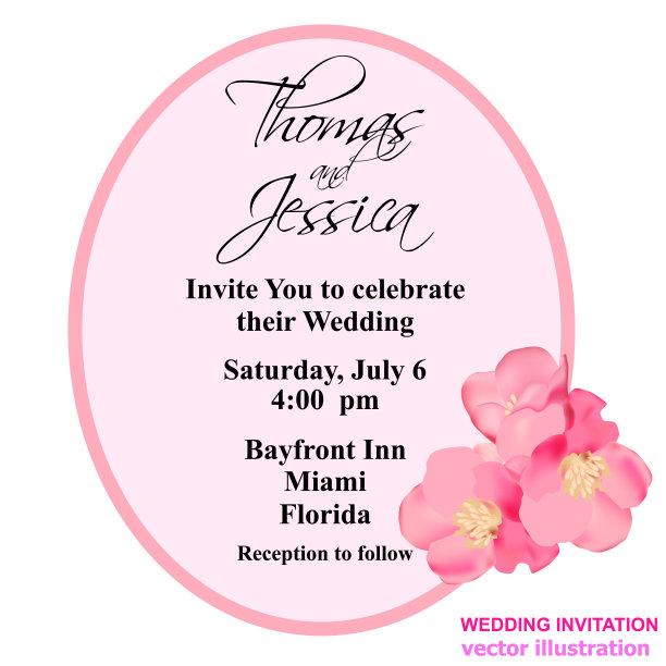 婚礼邀请的背景图片下载