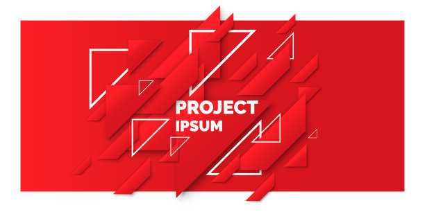 简单几何形状的现代拼贴画图片下载