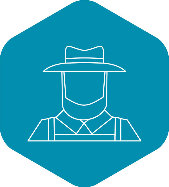 农民图标轮廓样式图片下载