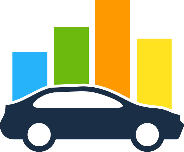 图表汽车标志图标设计图片下载