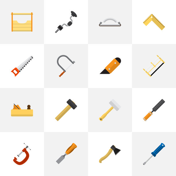 一组16可编辑的仪器图标包括图片下载