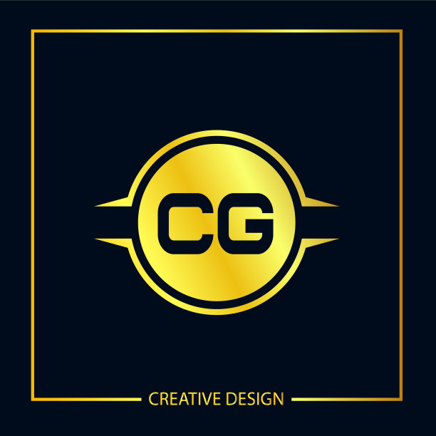 字母CG logo模板设计图片下载