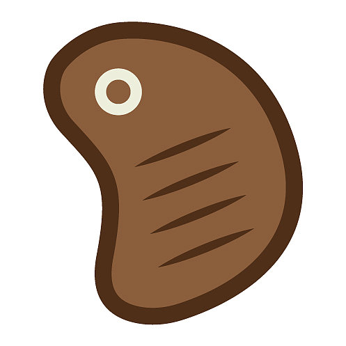 T骨牛排扁平的标志食品和饮料图片下载