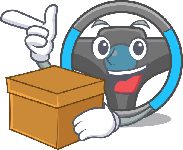 与盒子方向盘在字符的形状图片下载