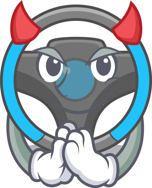 吉祥物盒子里的魔鬼方向盘图片下载