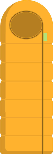 露营旅游用的平顶睡袋图片下载