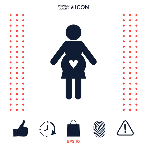 孕妇偶像与心图片下载