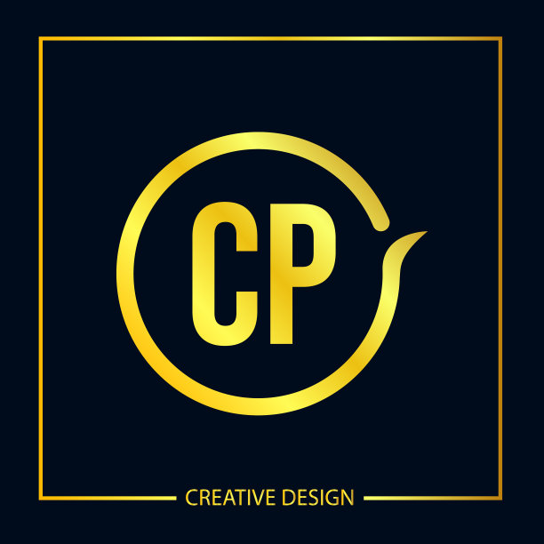 CP字母Logo模板设计图片下载