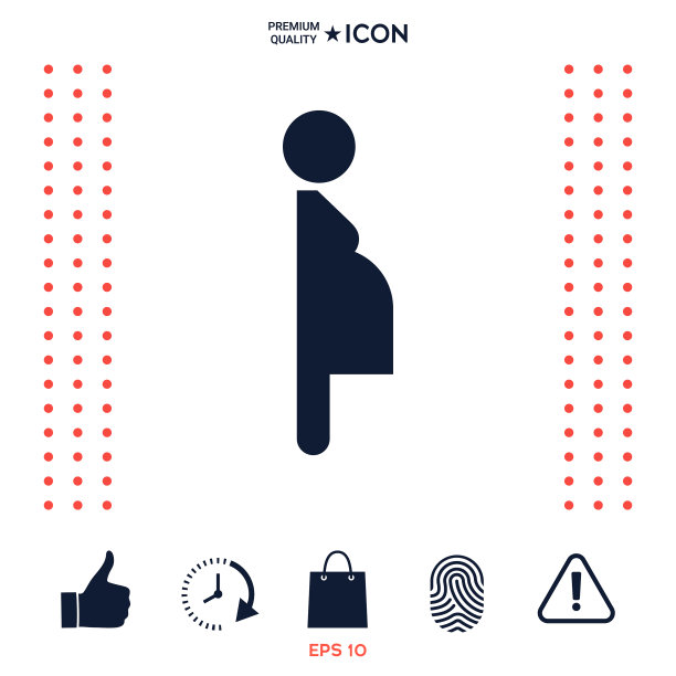 孕妇图标图片下载