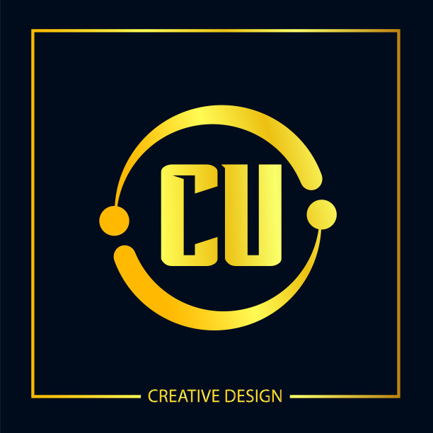 首字母cu标志模板设计图片下载