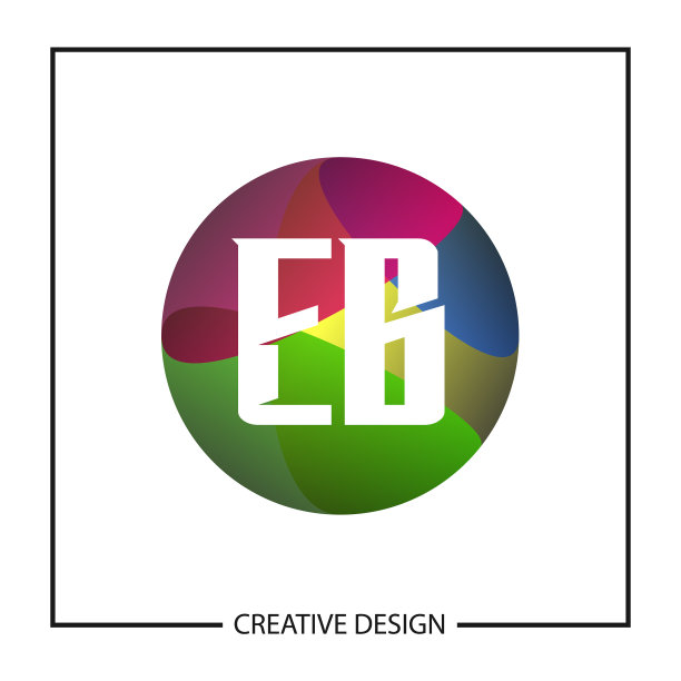 首字母eb标志模板设计图片下载