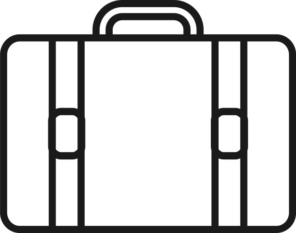 公文包图标设计模板图片下载