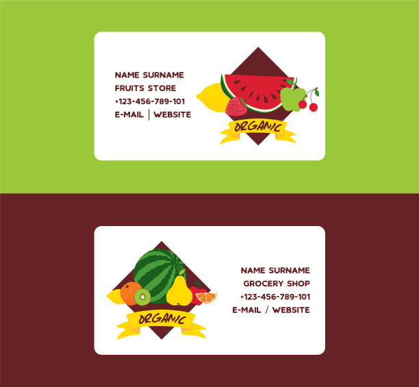 水果水果的名片背景和图片下载
