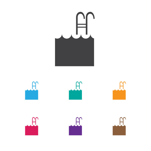 广场符号的盆图标图片下载