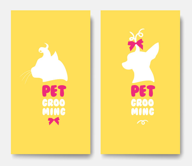 美容服务宠物的名片图片下载
