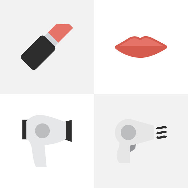 一组简单优雅的图标图片下载