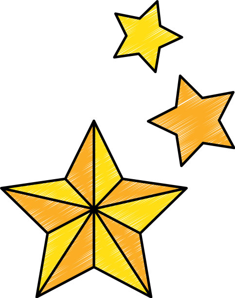 装饰星形孤立图标图片下载