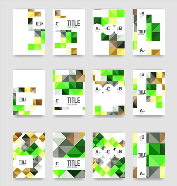 一套小册子封面模板图片下载