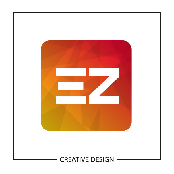首字母ez标志模板设计图片下载