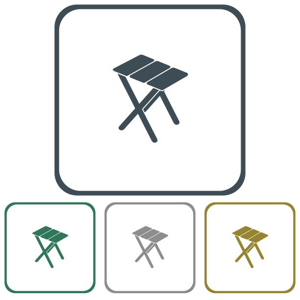 野营凳子图标图片下载