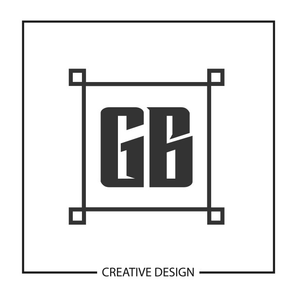 字母GB标志模板设计图片下载