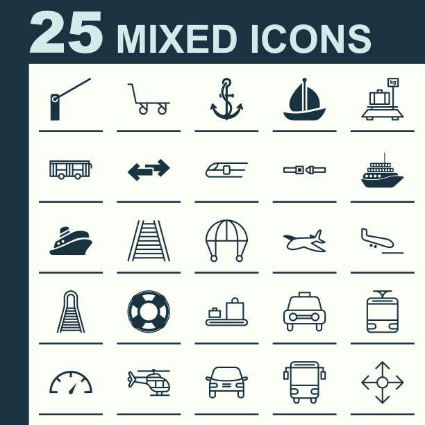 交付图标集合救生圈图片下载