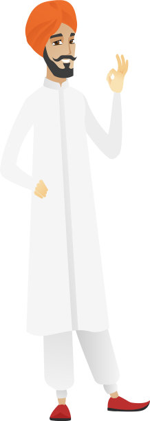 微笑的商人表示ok图片下载