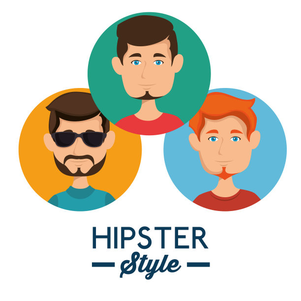 时尚男人的图标图片下载