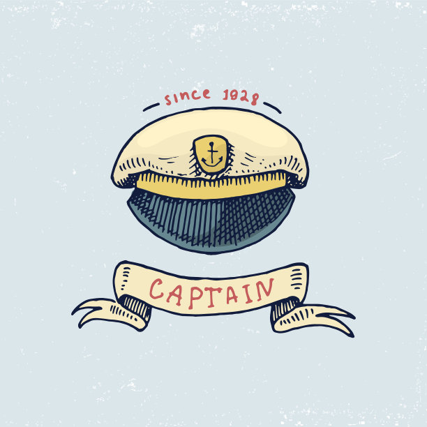 一套刻有古老的手绘旧标签图片下载