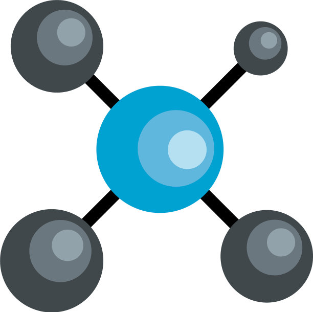 独特的格子图标平面风格图片下载