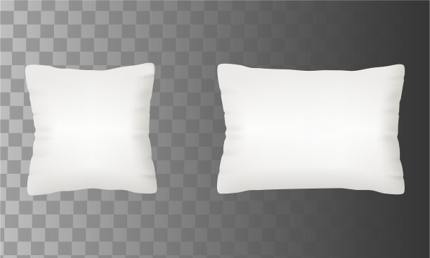 空白白色枕头模拟设置图片下载