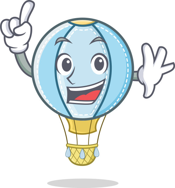 手指气球人物卡通图片下载